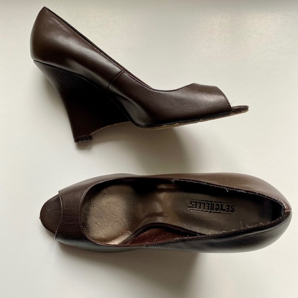 Seychelles open toe wedge | Unique heel | Comfortable - Picture 1 of 6